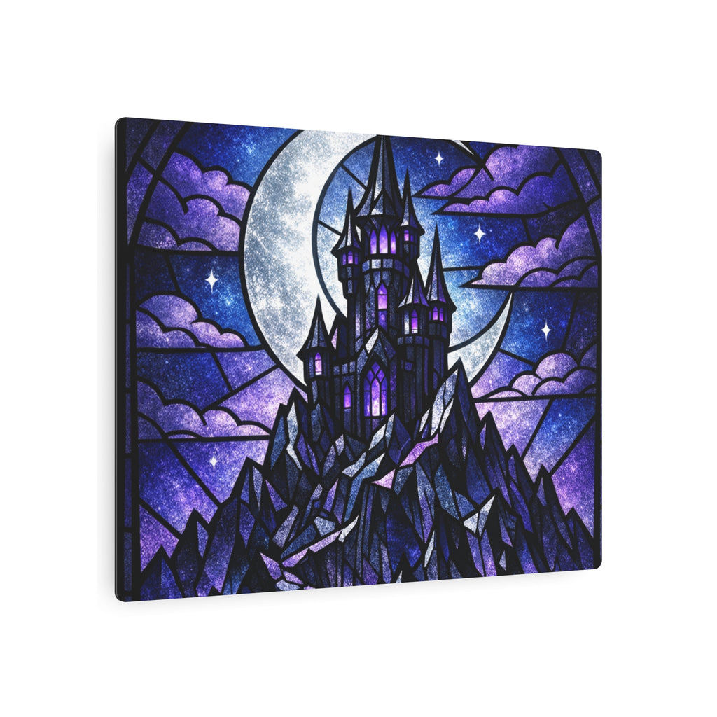 The Archmage's Solitude: Gothic Stained-Glass Art