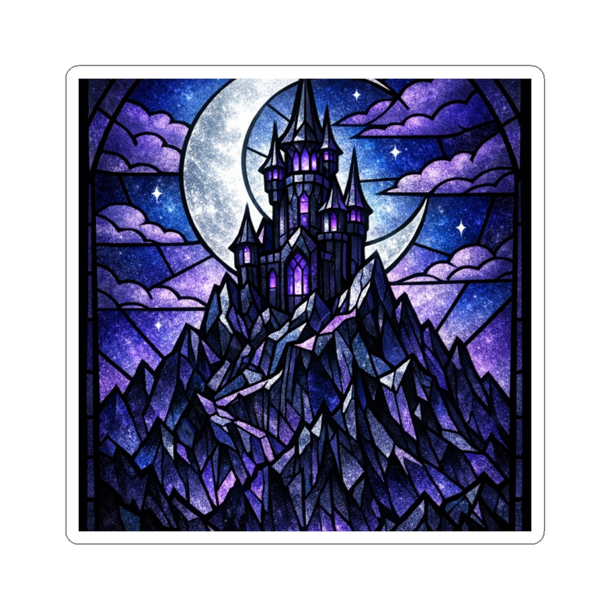 Kiss-Cut Stickers-Castle
